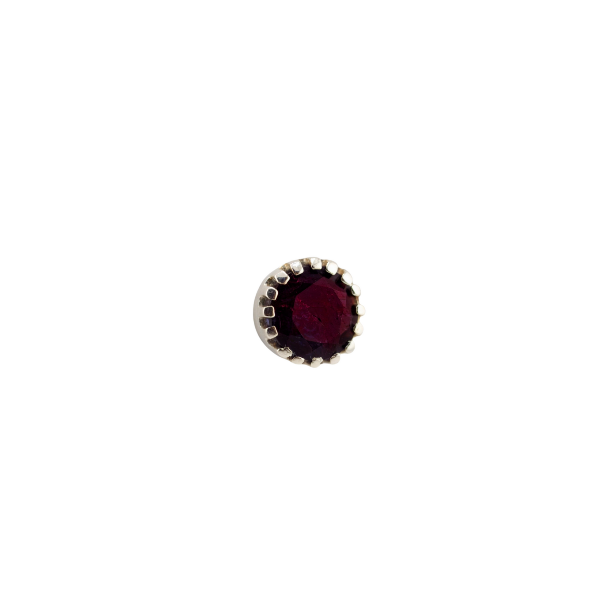 Saulora garnet stud earrings