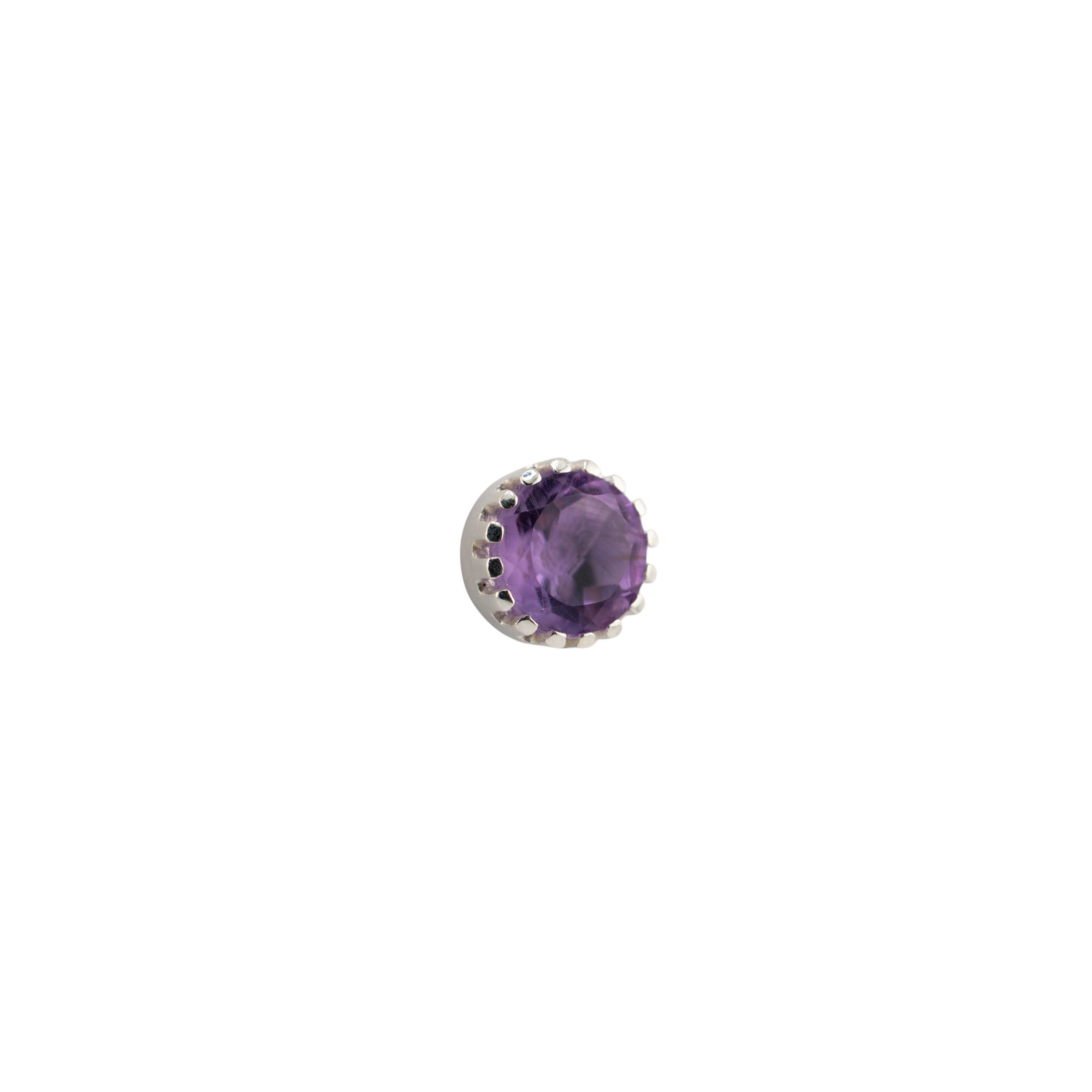 Saulora amethyst stud earrings