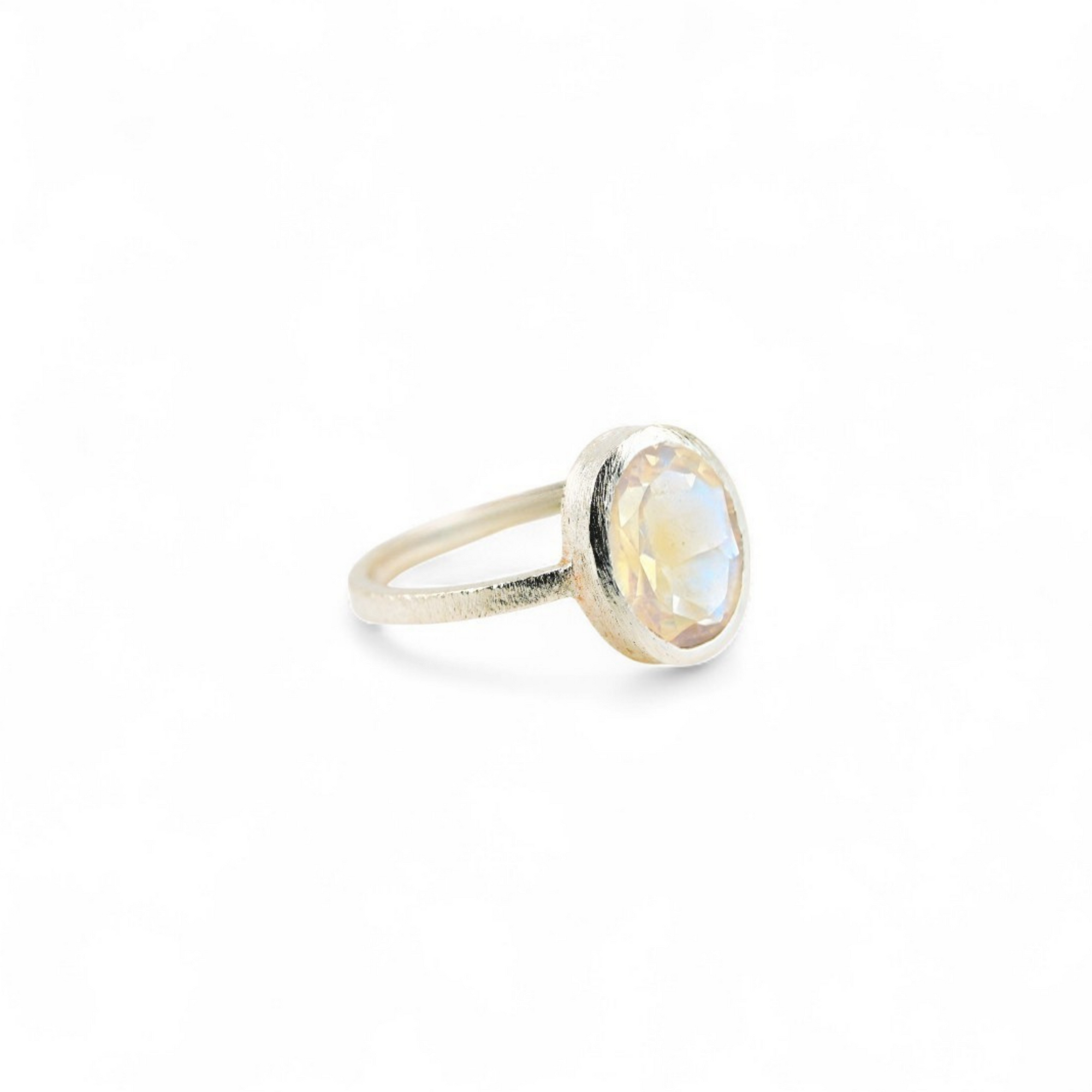 Eternal rainbow moonstone ring