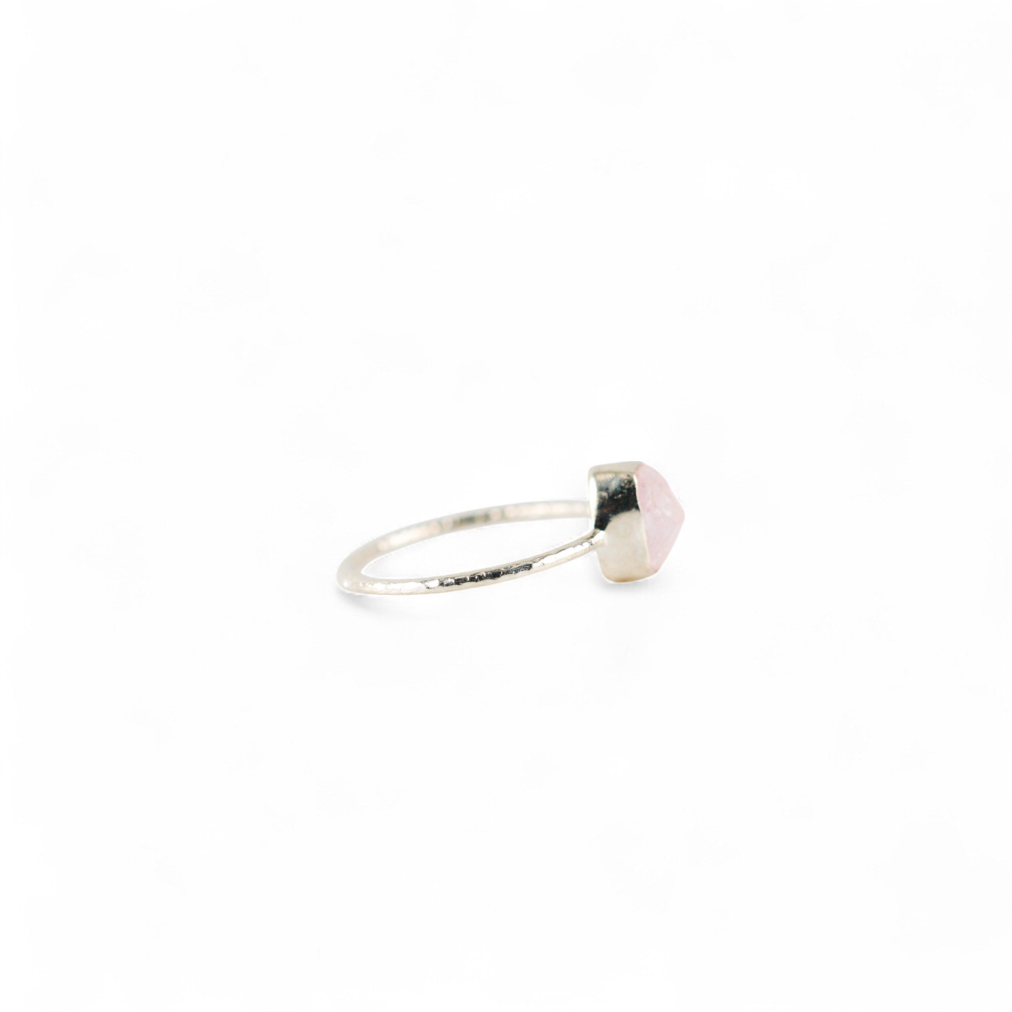 Meteor morganite ring