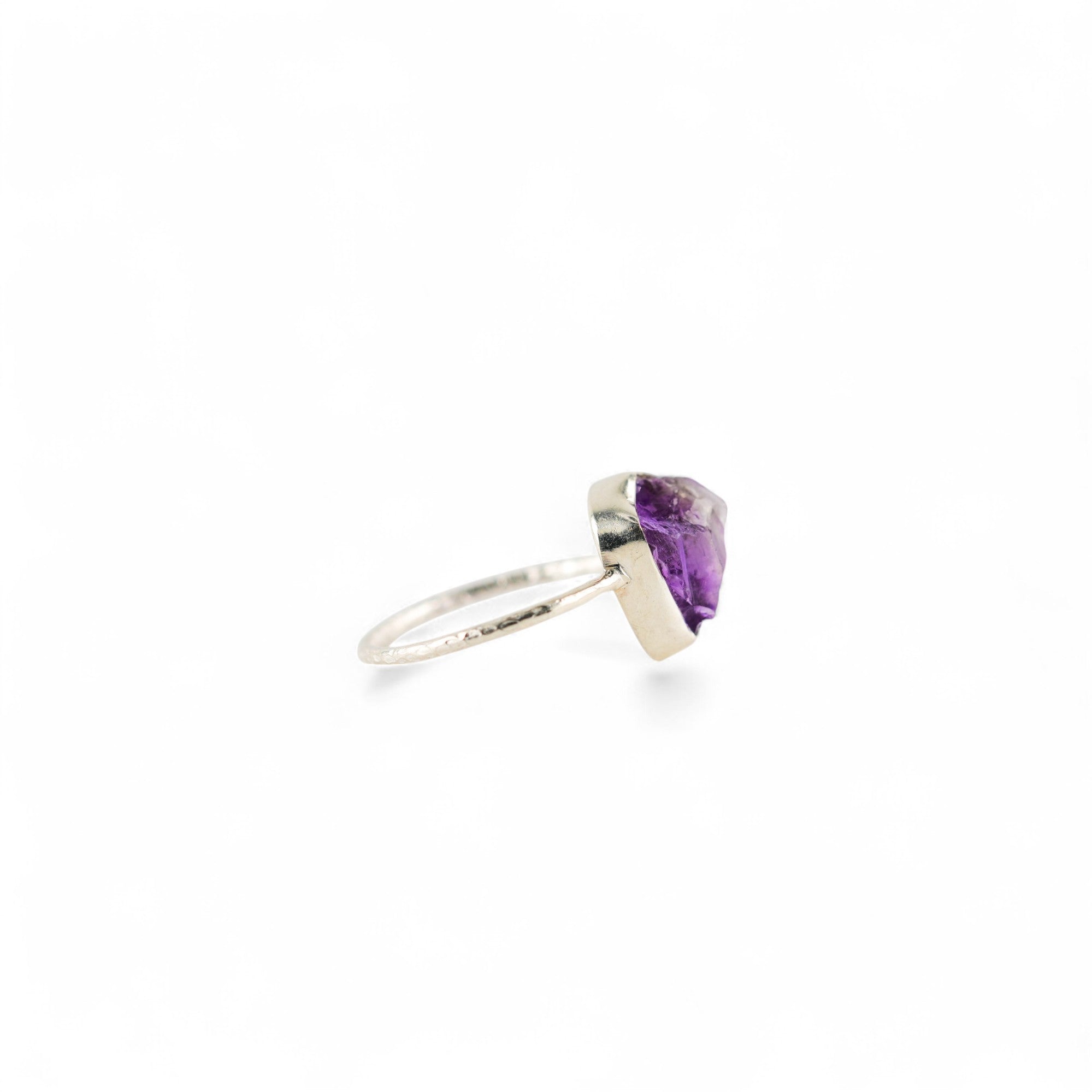 Meteor amethyst ring