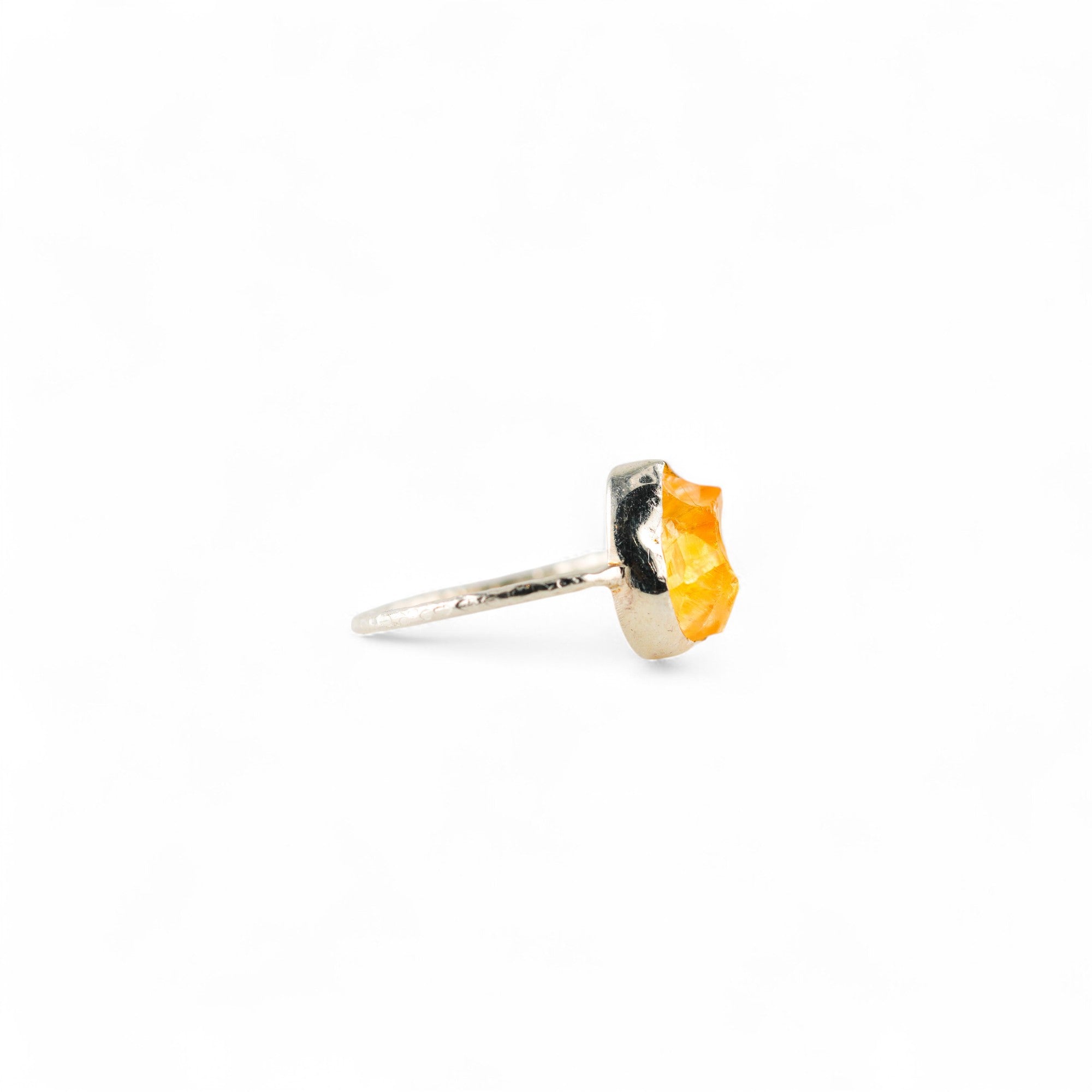 Meteor citrine ring