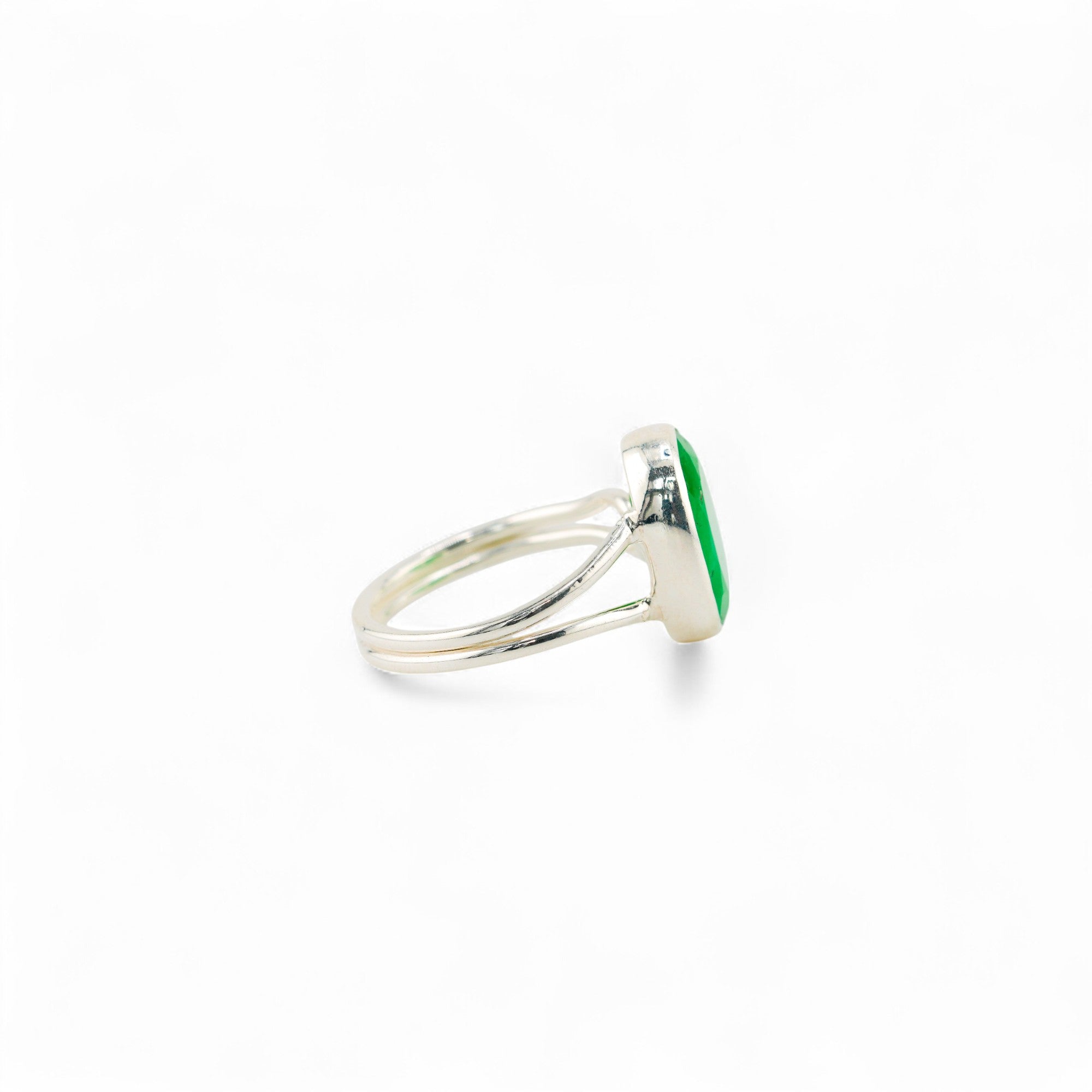 Harmonia chrysoprase ring small