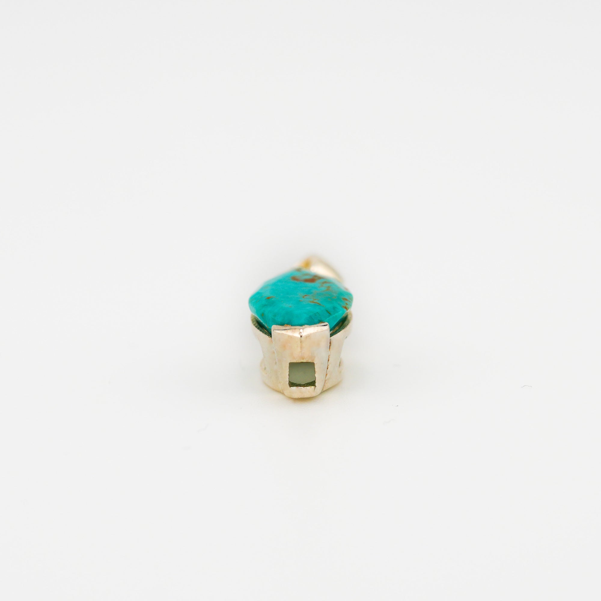 Marquise turquoise pendant