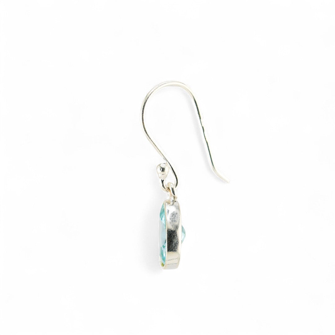 Blue topaz earrings