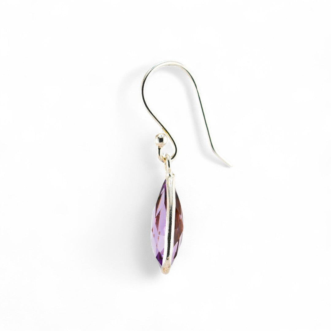 Brazil Amethyst short earrings