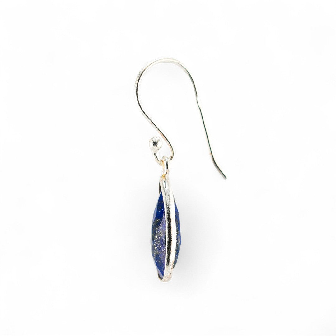 Lapis lazuli short earrings