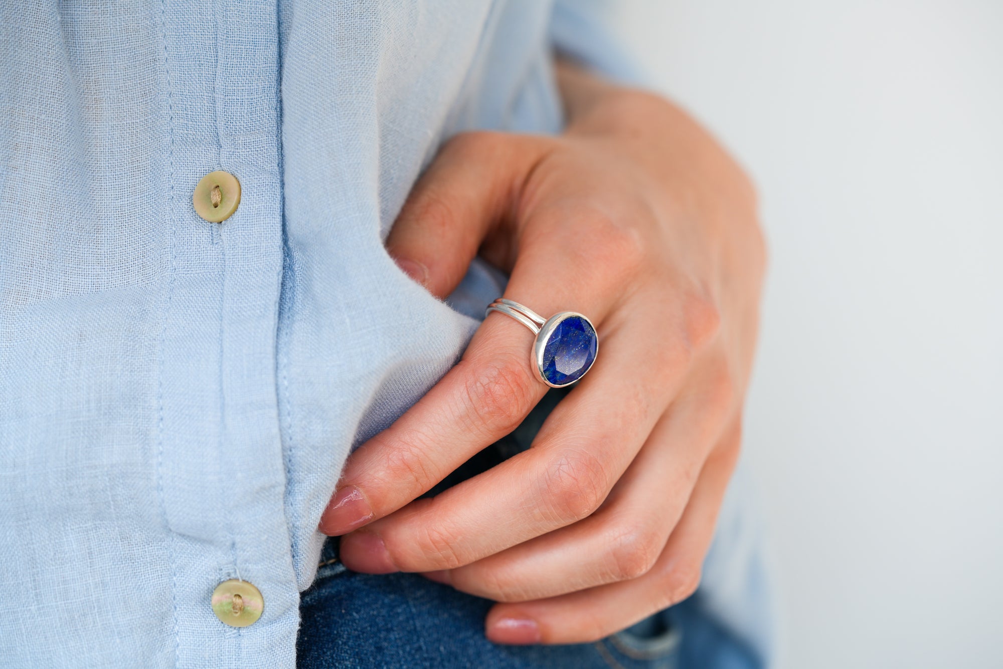 Harmonia lapis lazuli ring