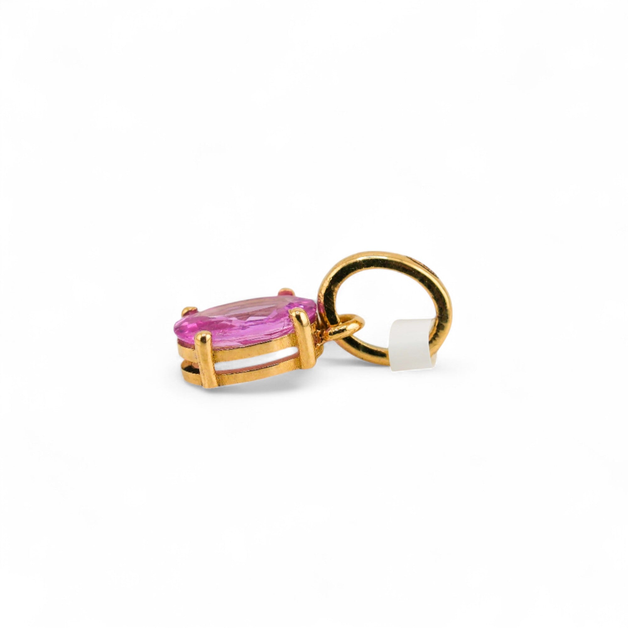 Pink sapphire pendant