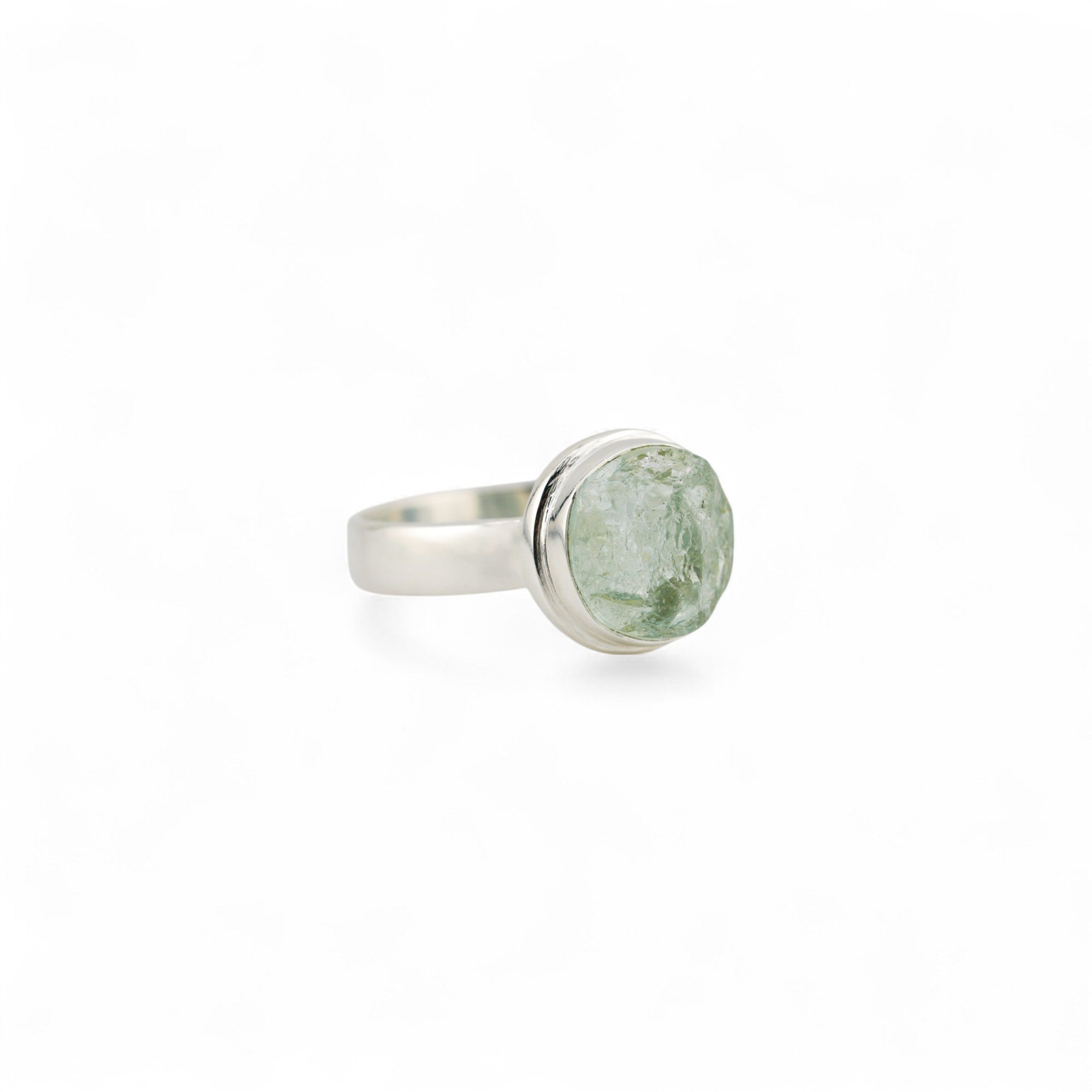 Celestial aquamarine ring