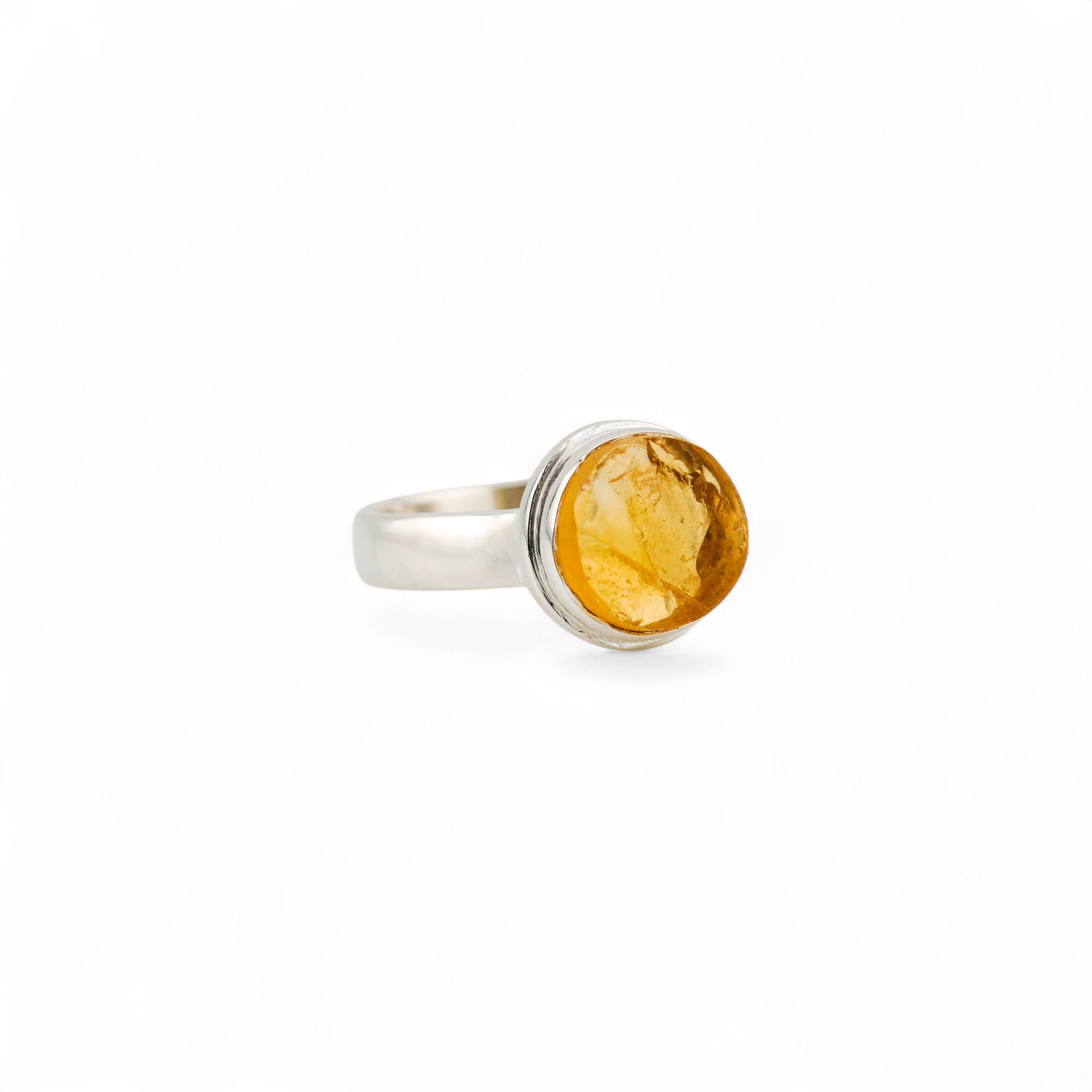 Celestial citrine ring
