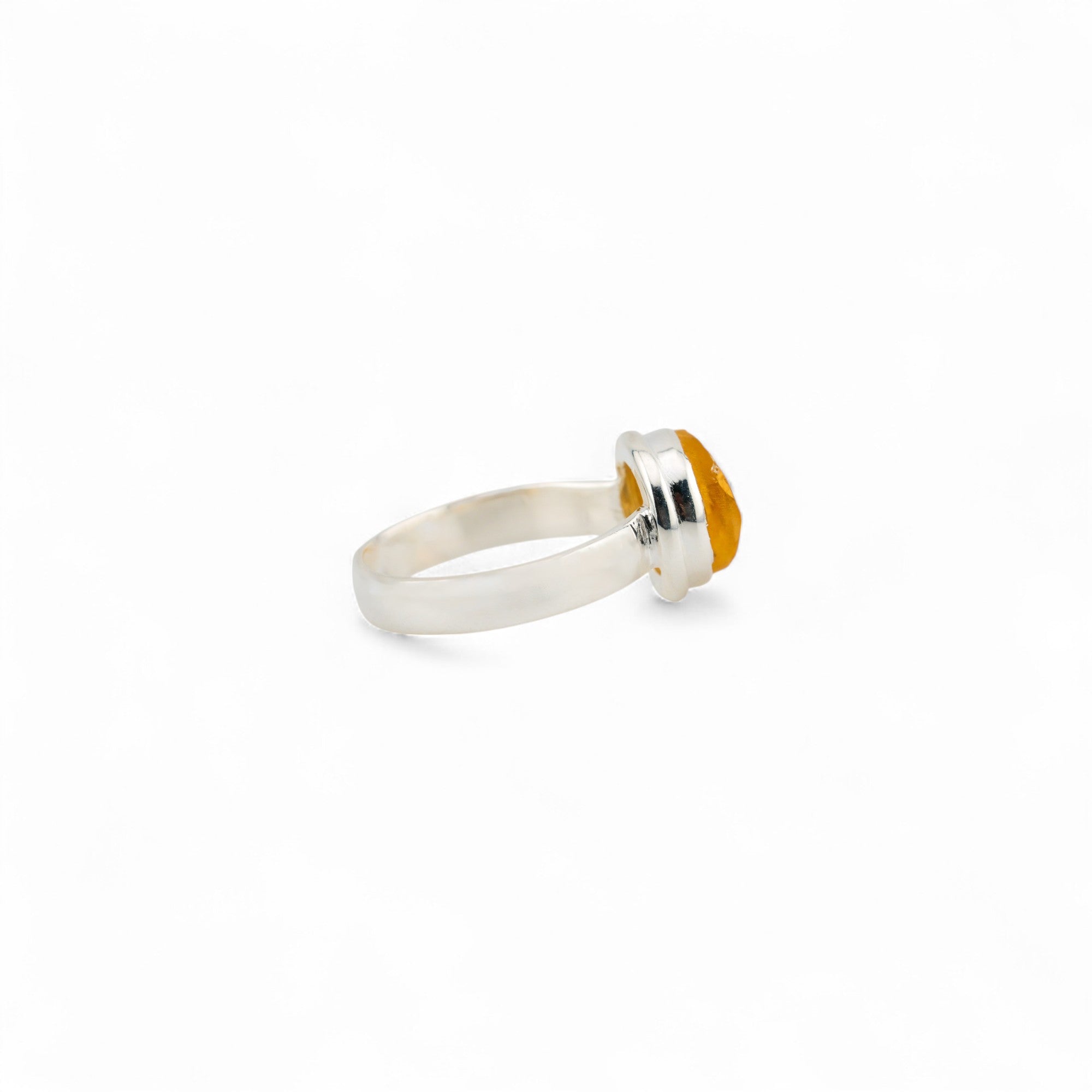 Celestial citrine ring