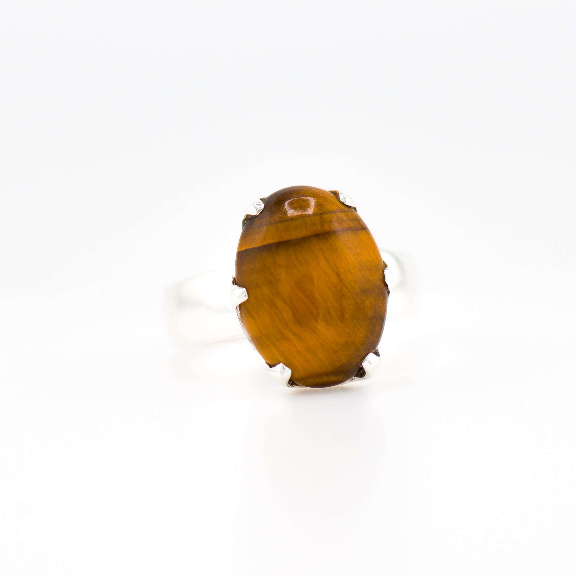 Tiger Eye Crown ring