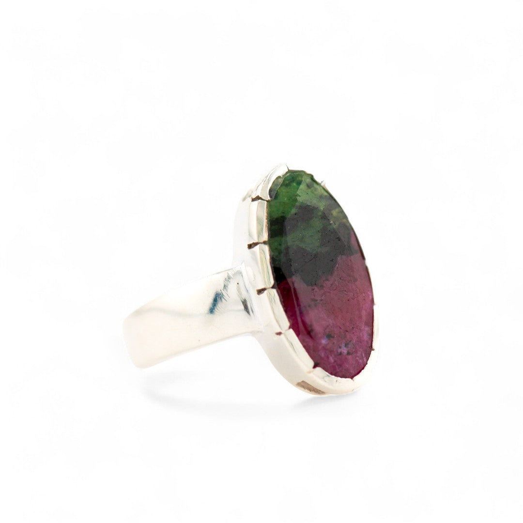 Selene ruby zoisite ring