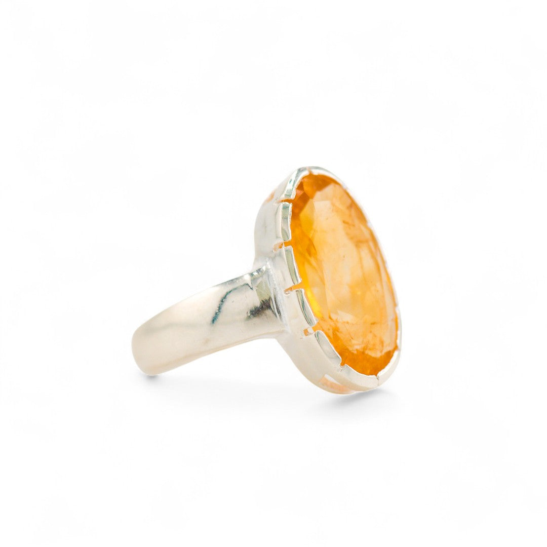 Selene citrine ring