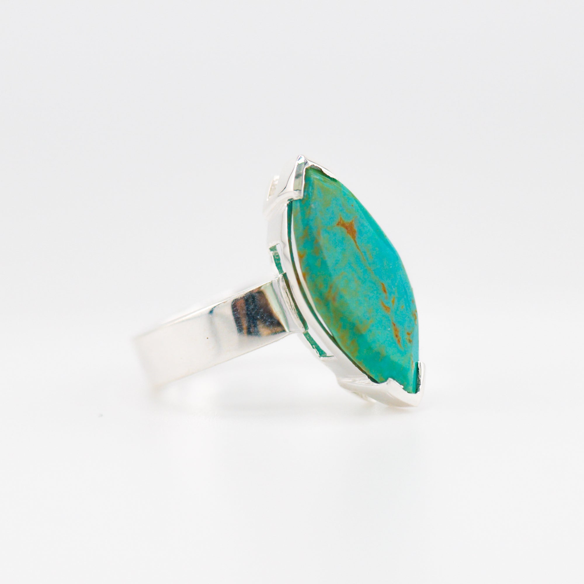 Marquise American turquoise ring
