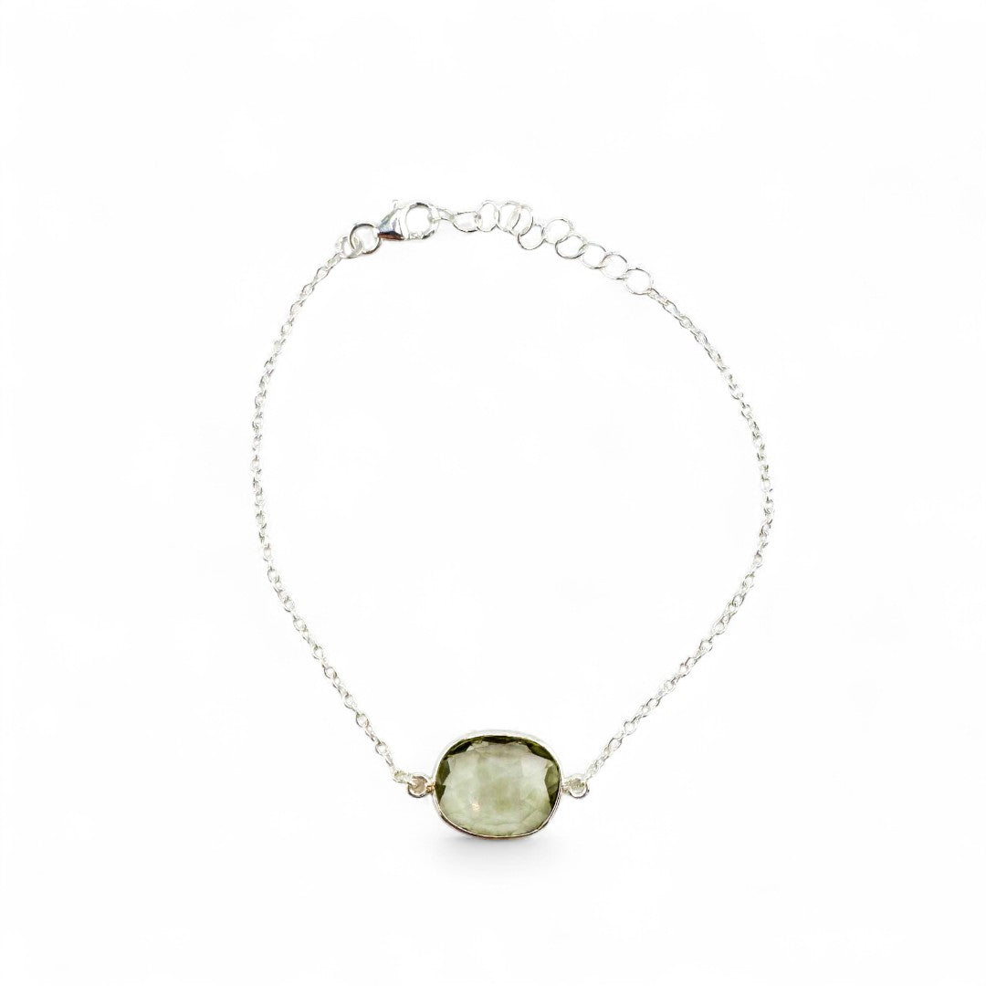 Green amethyst bracelet
