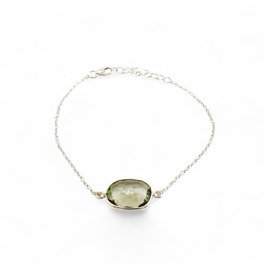 Green amethyst bracelet