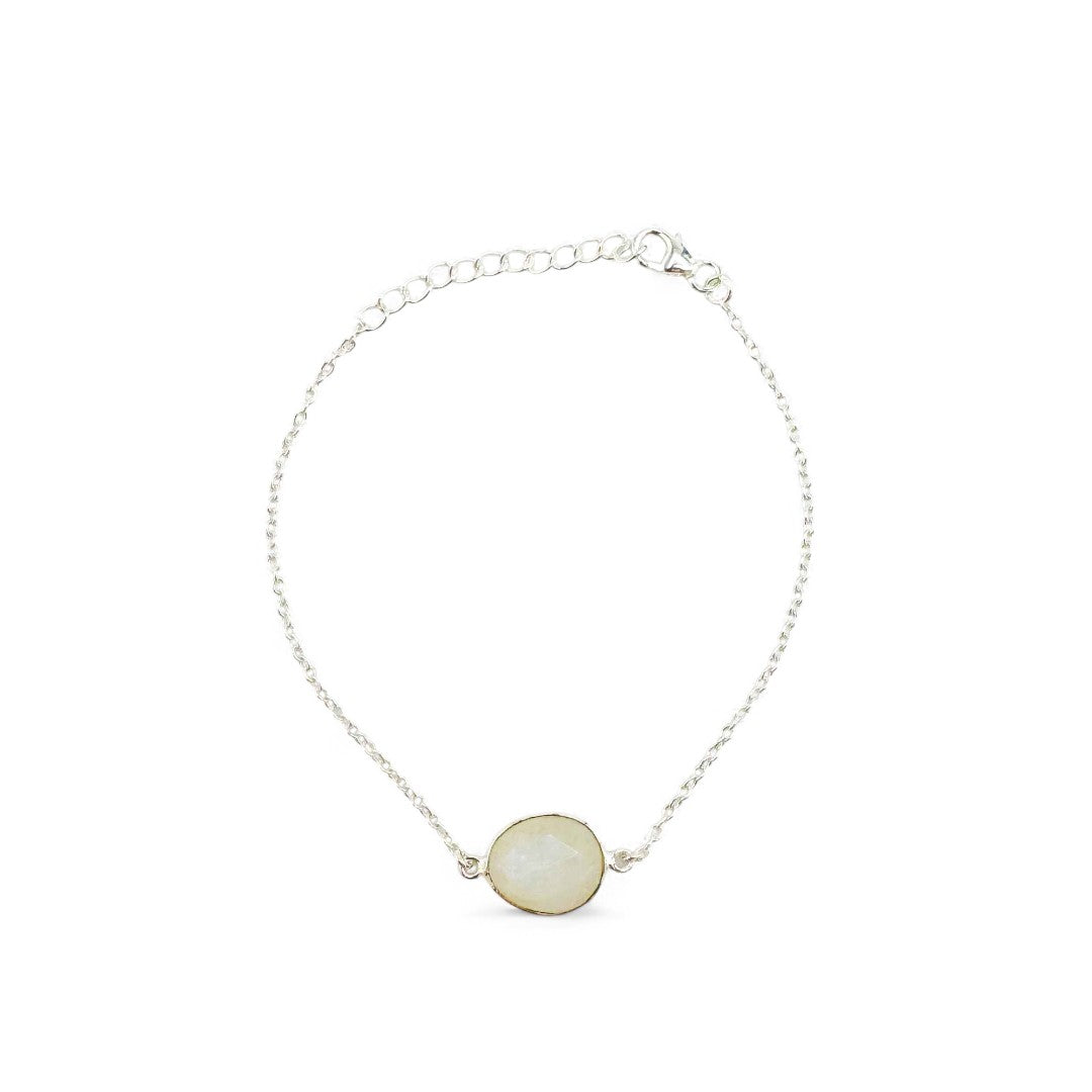 Rainbow moonstone bracelet