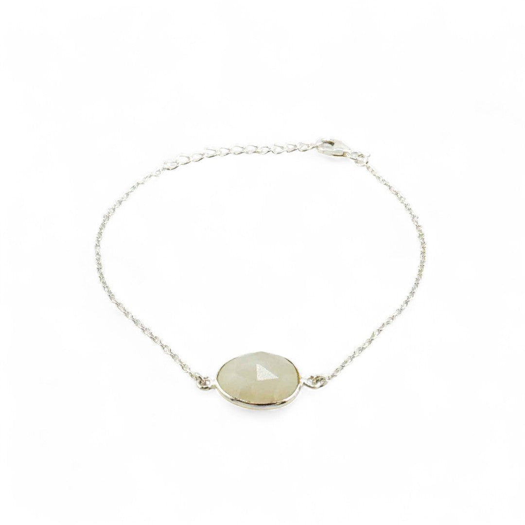 Rainbow moonstone bracelet