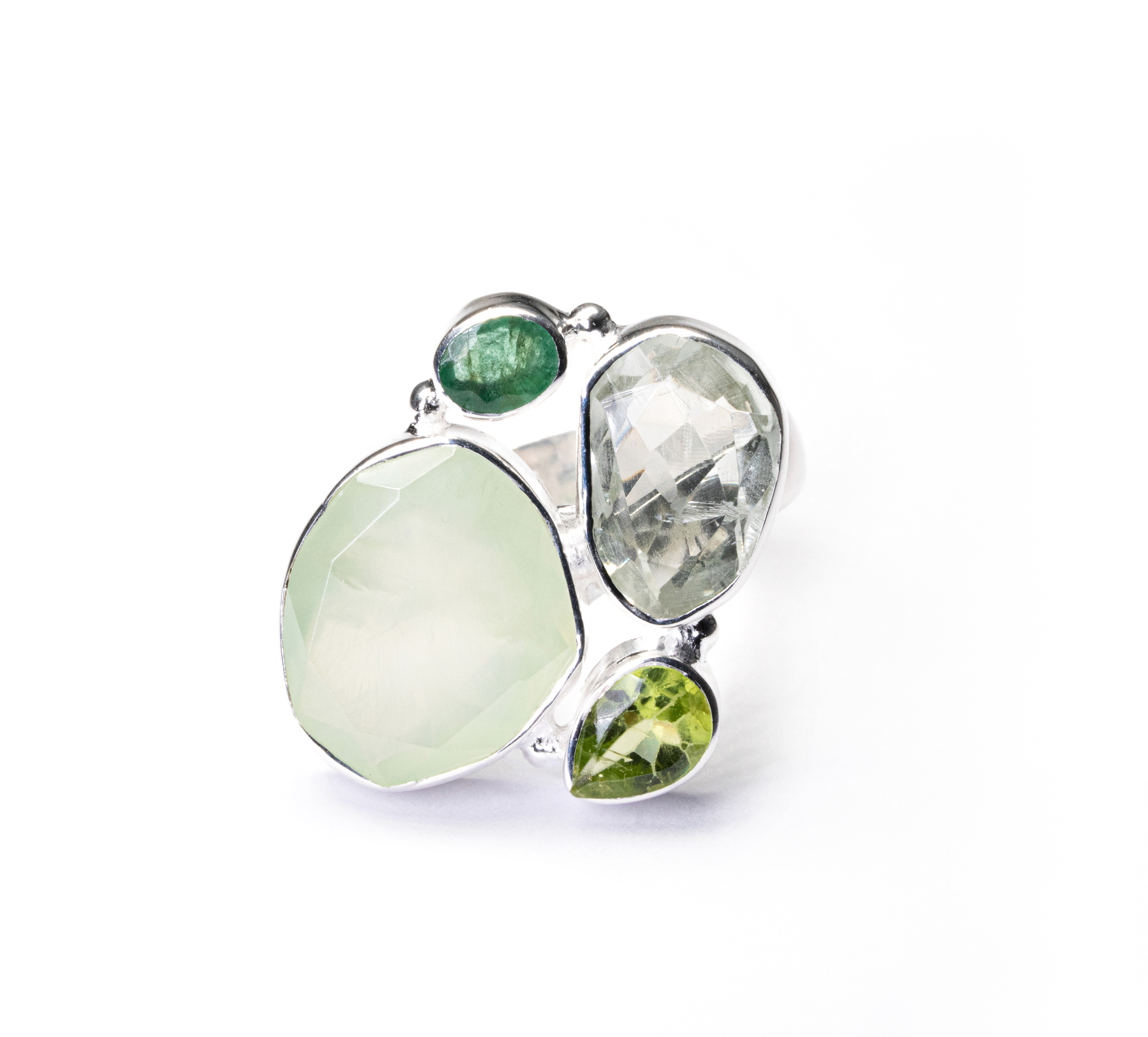 Victoria green spring blossom ring