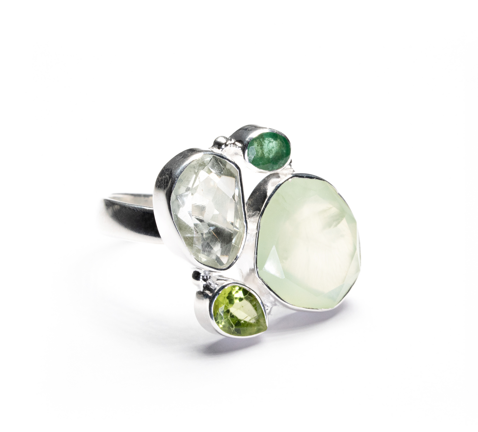 Victoria green spring blossom ring