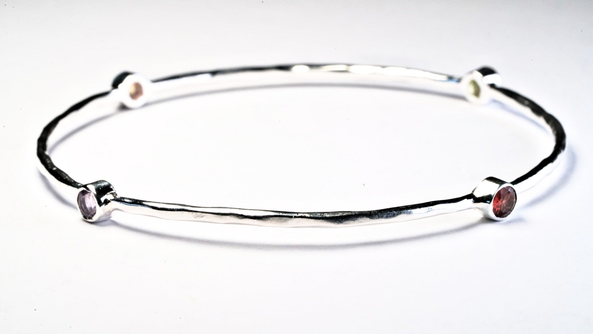 Mixed stone bangle