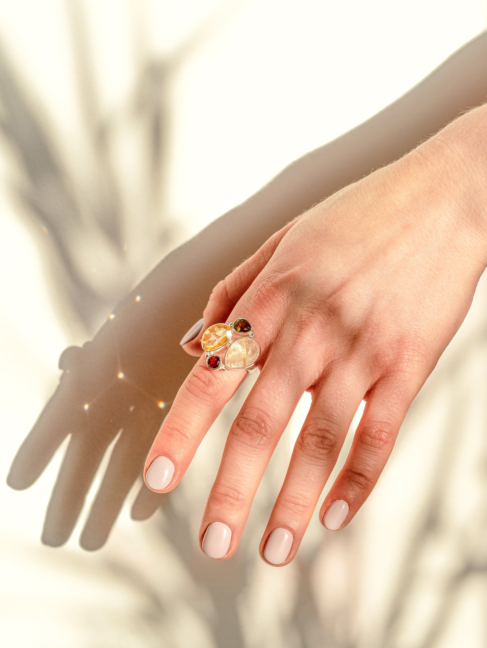 Victoria yellow and red hues ring