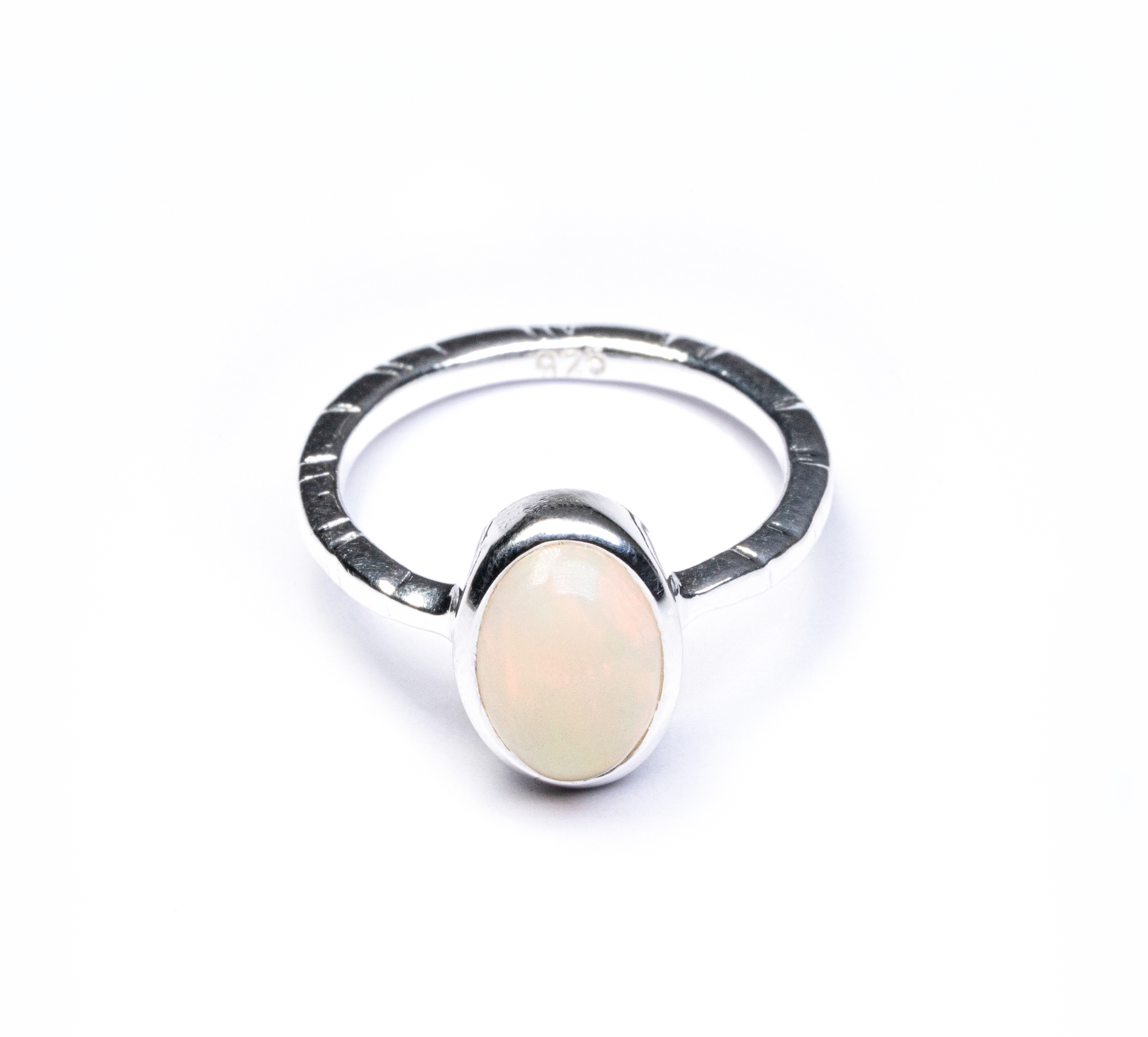 Ethiopian opal ring