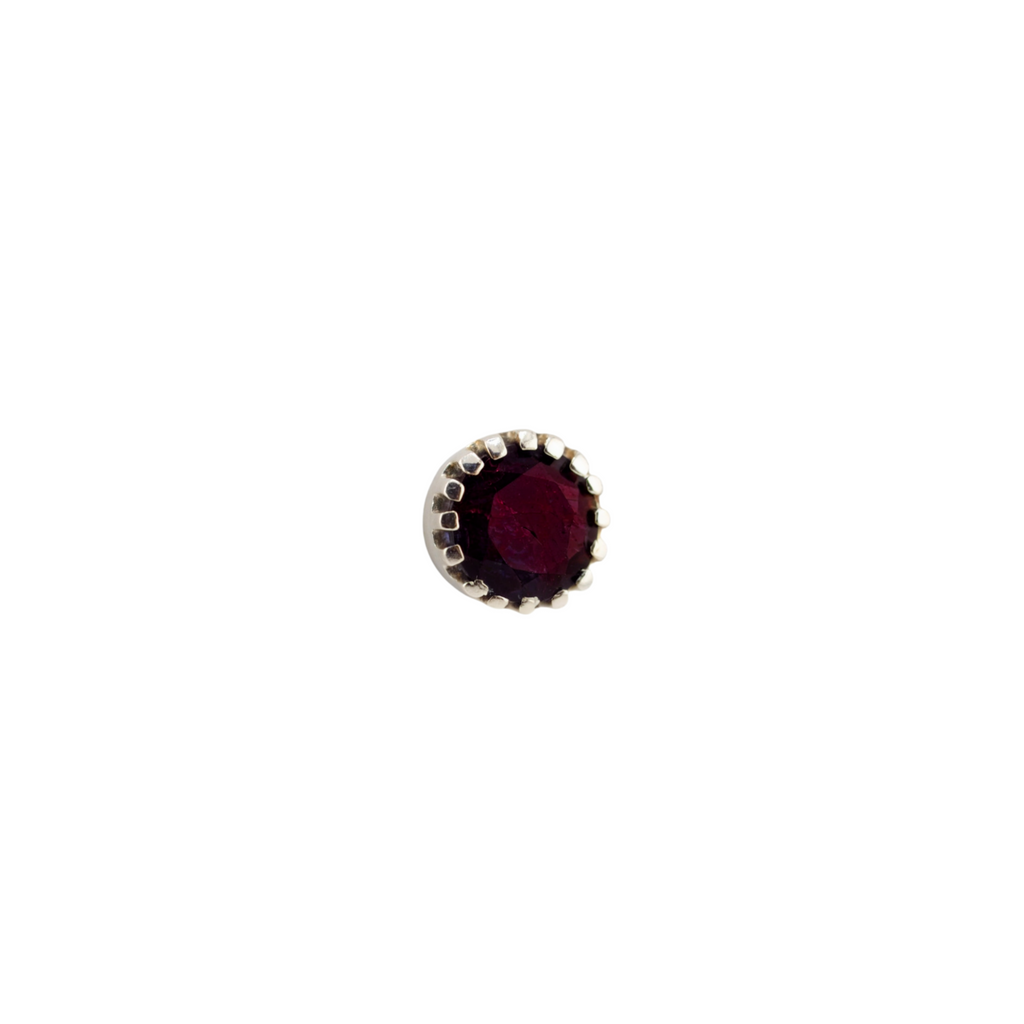 Saulora garnet stud earrings