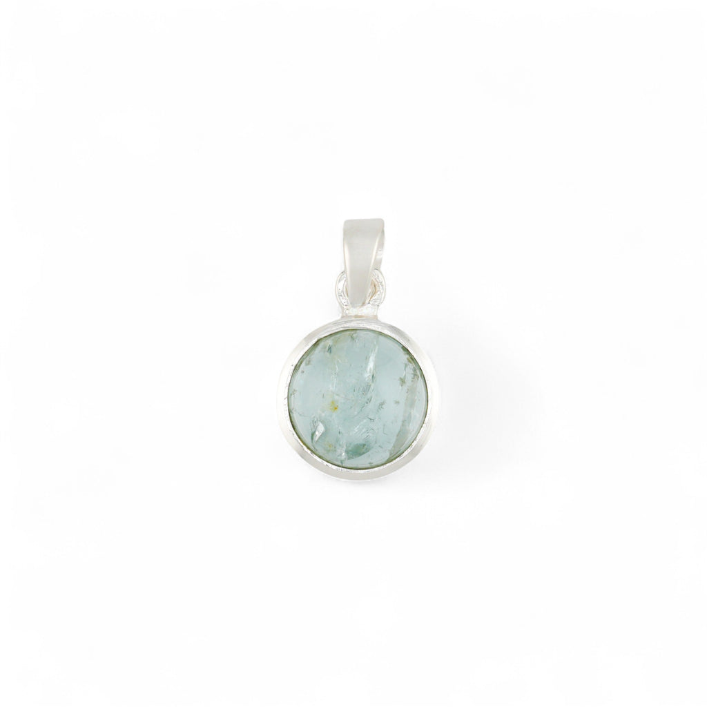 Samsara aquamarine pendant