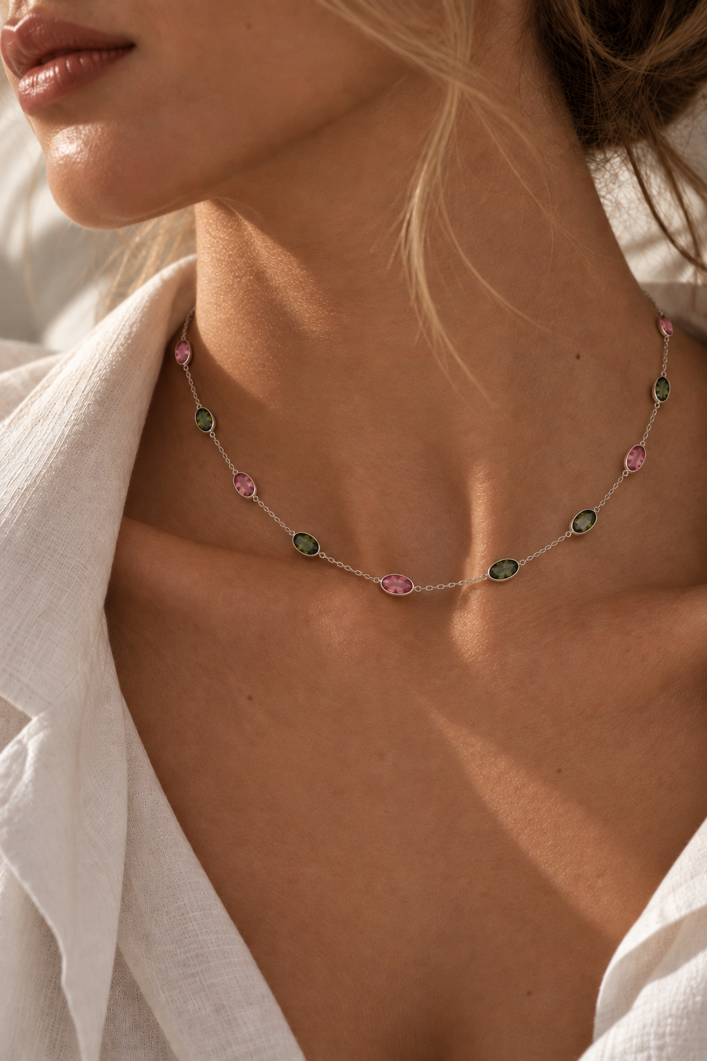 NYX tourmaline necklace