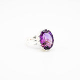 Amethyst Venus Crown ring