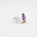 Amethyst Venus Crown ring