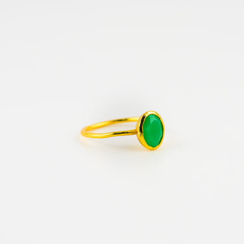 Chrysoprase ring