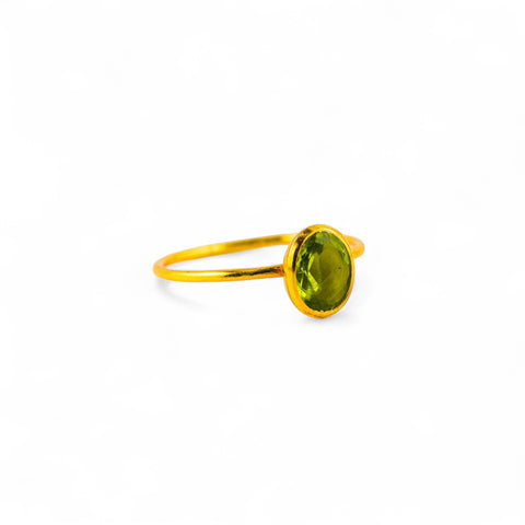 Peridot ring