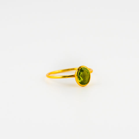 Peridot ring