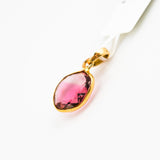 Pink tourmaline pendant