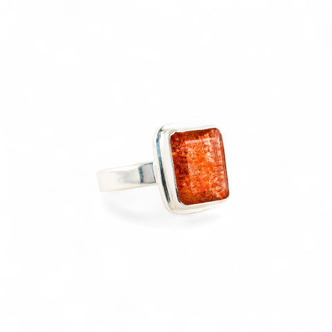 Sunstone square ring