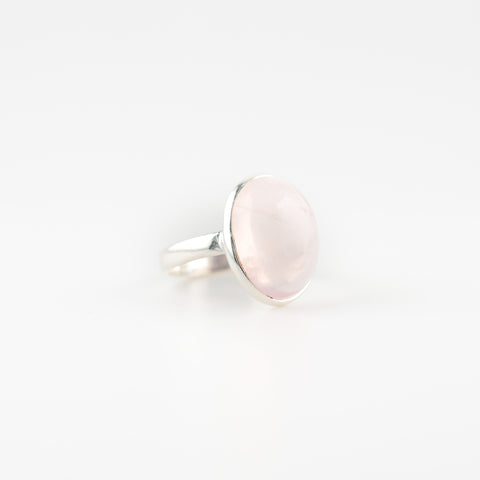 Rose quartz Freyja ring