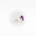 Meteor amethyst ring