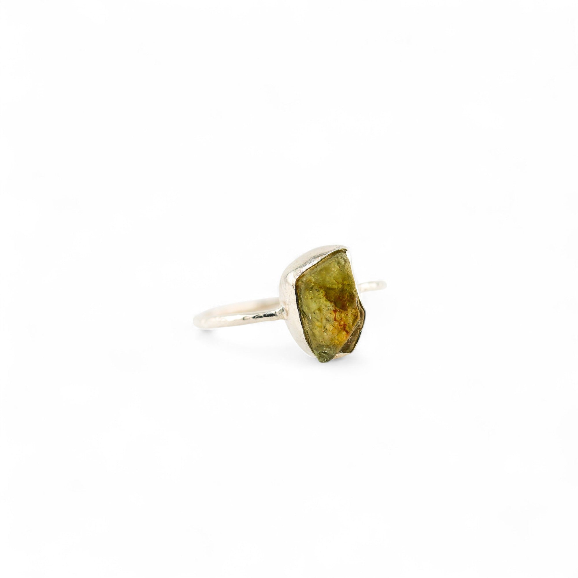Meteor green torumaline ring