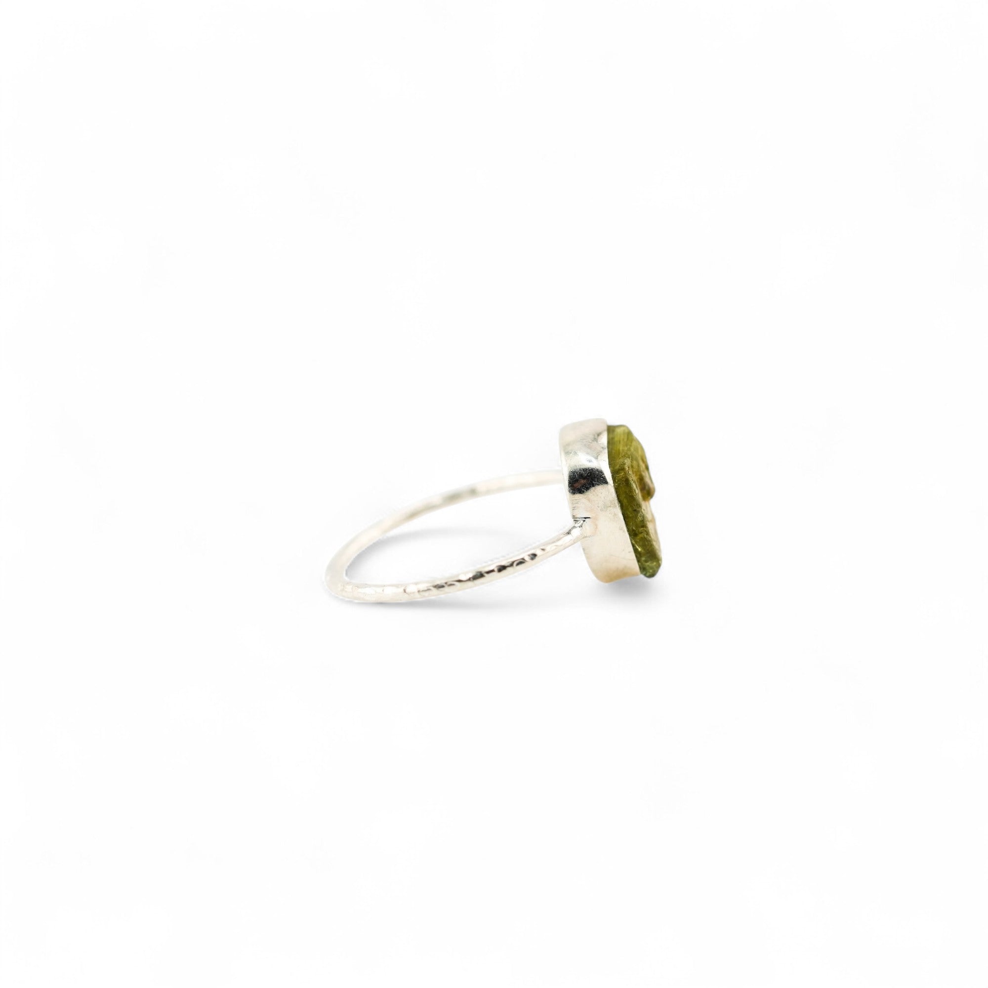 Meteor green torumaline ring