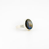 Harmonia labradorite ring small