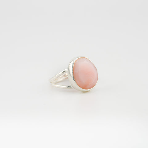 Harmonia pink opal ring