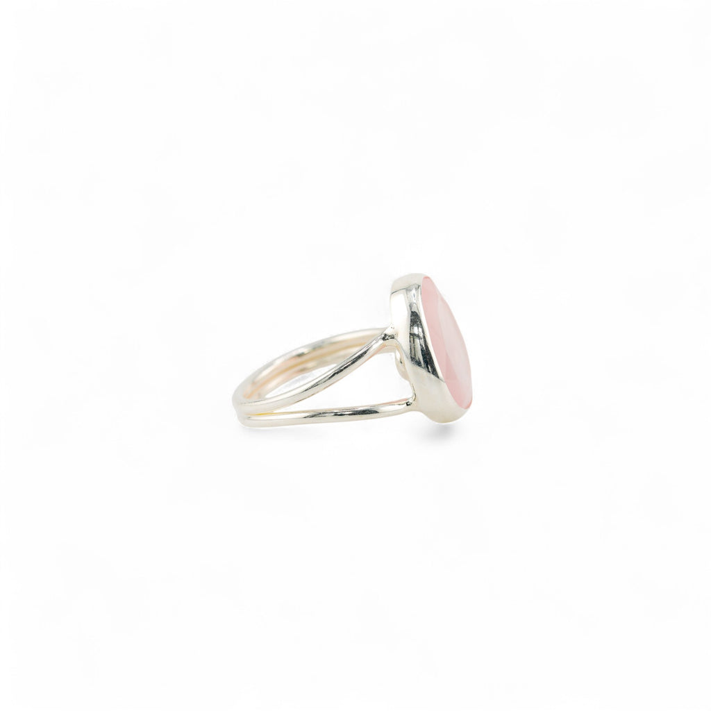 Harmonia rose quartz ring