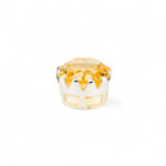 Citrine venus crown pendant