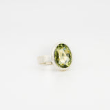 Green amethyst ring