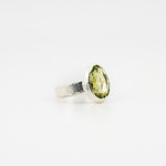 Green amethyst ring