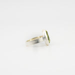 Green amethyst ring